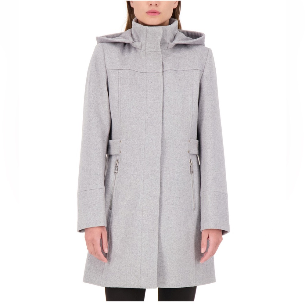 Vince Camuto Light Gray Trench Coat